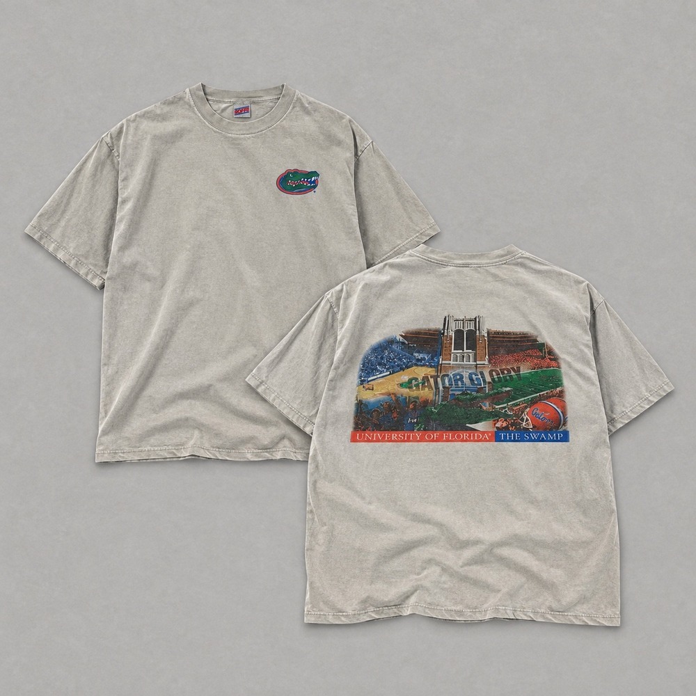 Vintage Y2K 90s gators college football shirt the swamp university of Florida xl